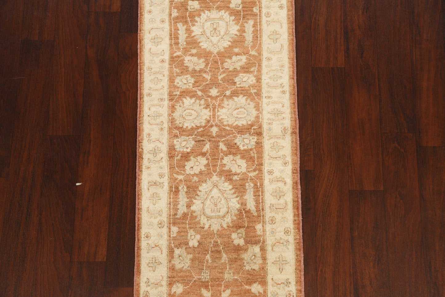 Vegetable Dye Peshawar Chobi Oriental Runner Rug 2x6