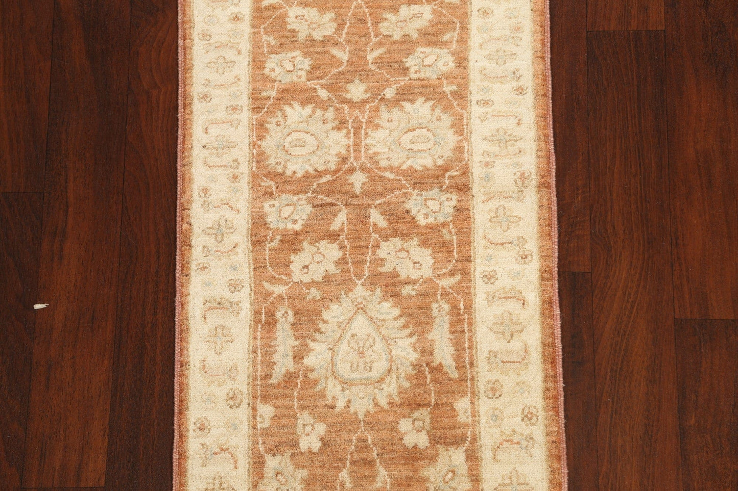 Vegetable Dye Peshawar Chobi Oriental Runner Rug 2x6