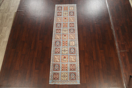 Garden Design Kazak Oriental Runner Rug 3x10