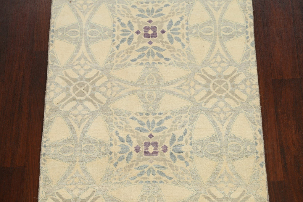 All-Over Geometric Abstract Oriental Area Rug 3x12