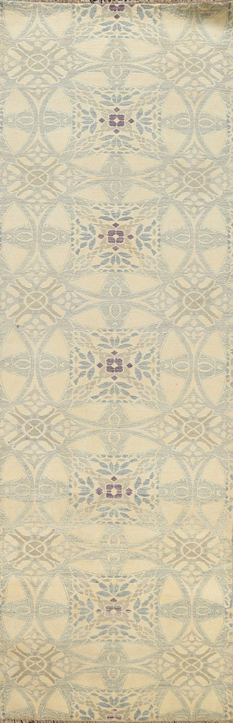 All-Over Geometric Abstract Oriental Area Rug 3x12