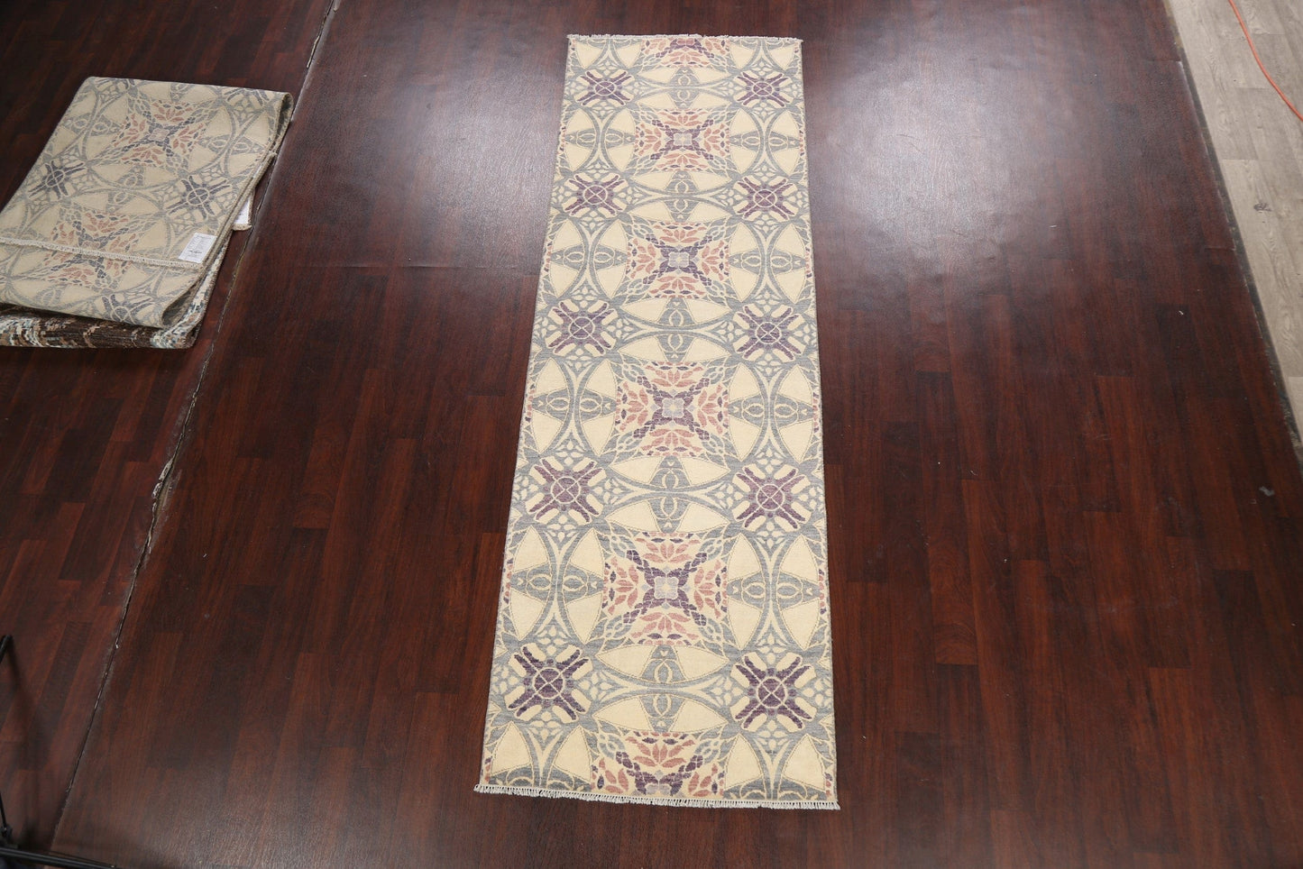 Vegetable Dye Abstract Oriental Area Rug 3x10