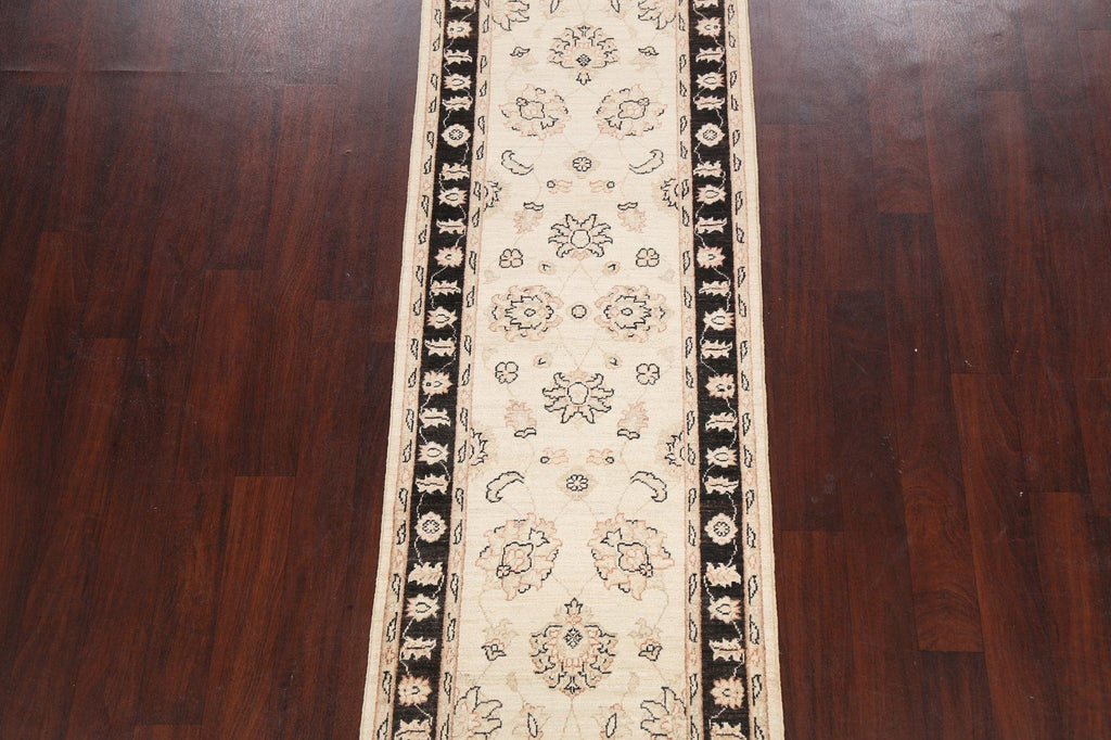 Vegetable Dye Peshawar Chobi Oriental Area Rug 3x8