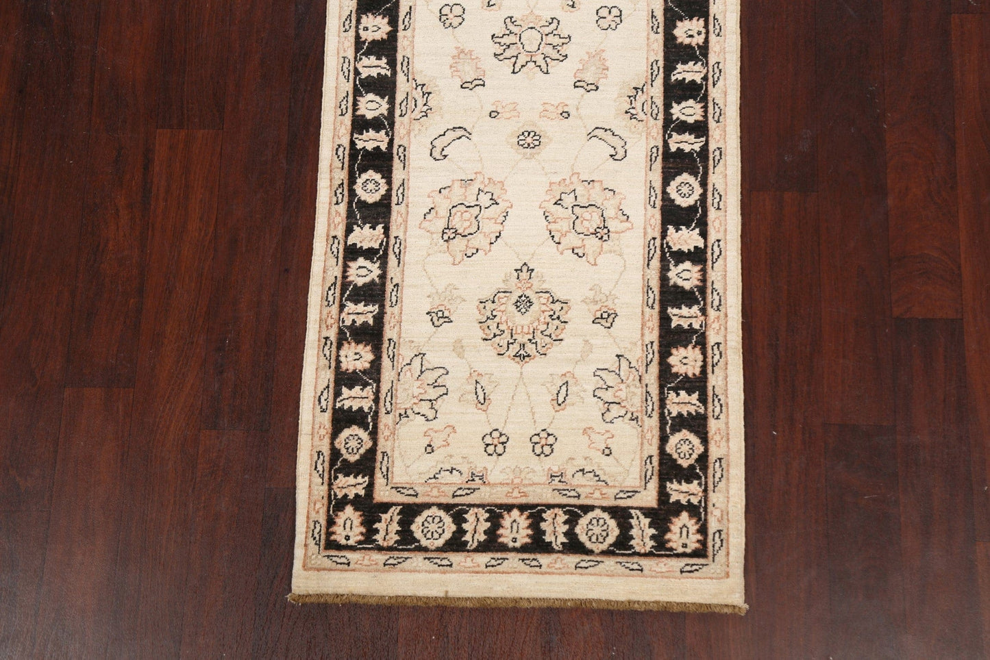 Vegetable Dye Peshawar Chobi Oriental Area Rug 3x8