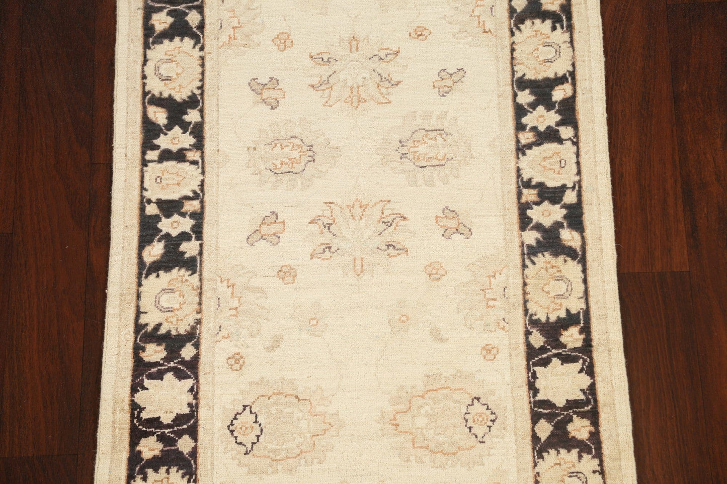 Vegetable Dye Peshawar Chobi Oriental Runner Rug 3x8