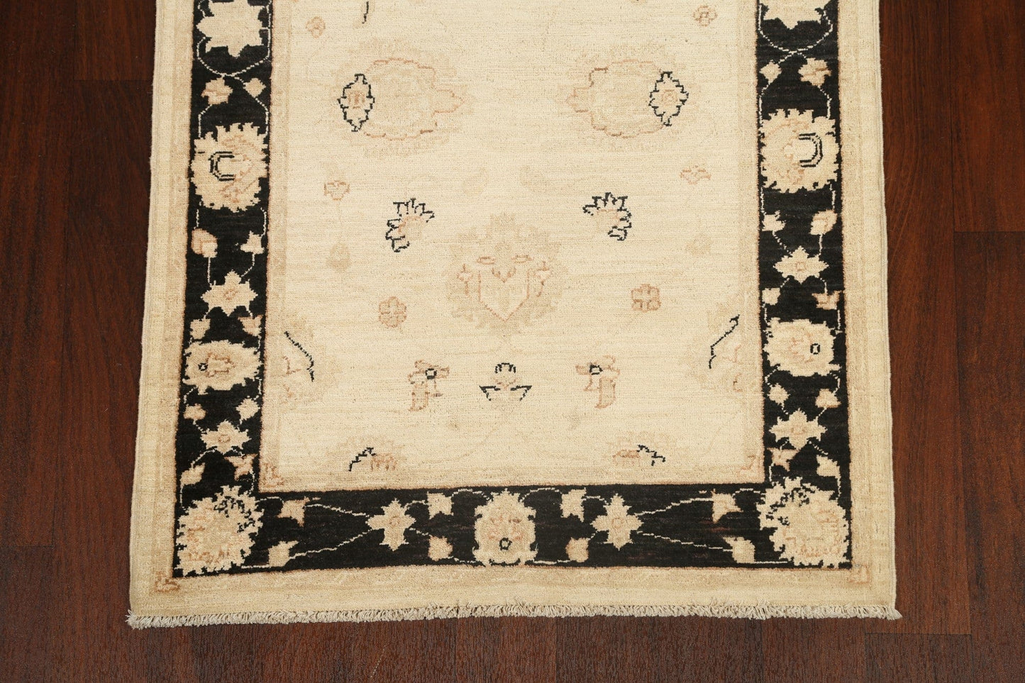 Vegetable Dye Peshawar Chobi Oriental Runner Rug 3x8