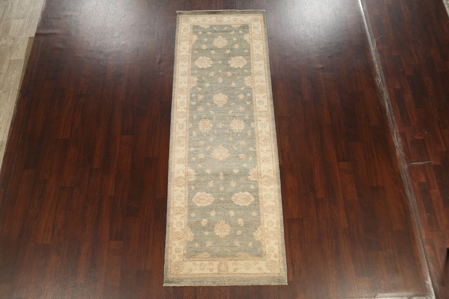 Vegetable Dye Peshawar Chobi Oriental Runner Rug 3x10