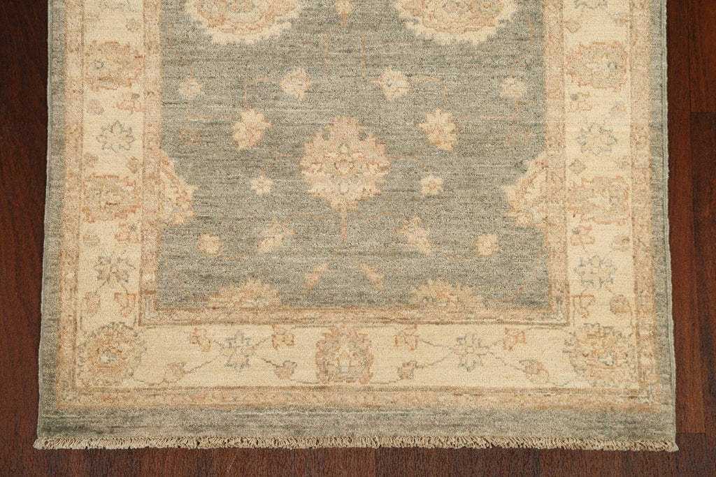 Vegetable Dye Peshawar Chobi Oriental Runner Rug 3x10