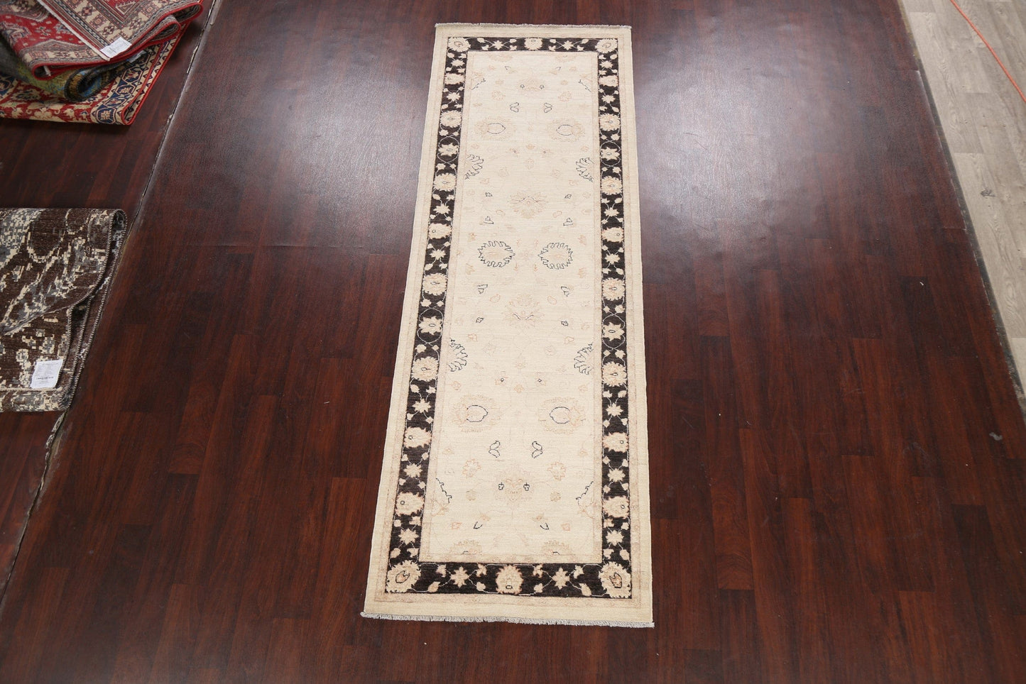 Vegetable Dye Peshawar Chobi Oriental Runner Rug 3x10