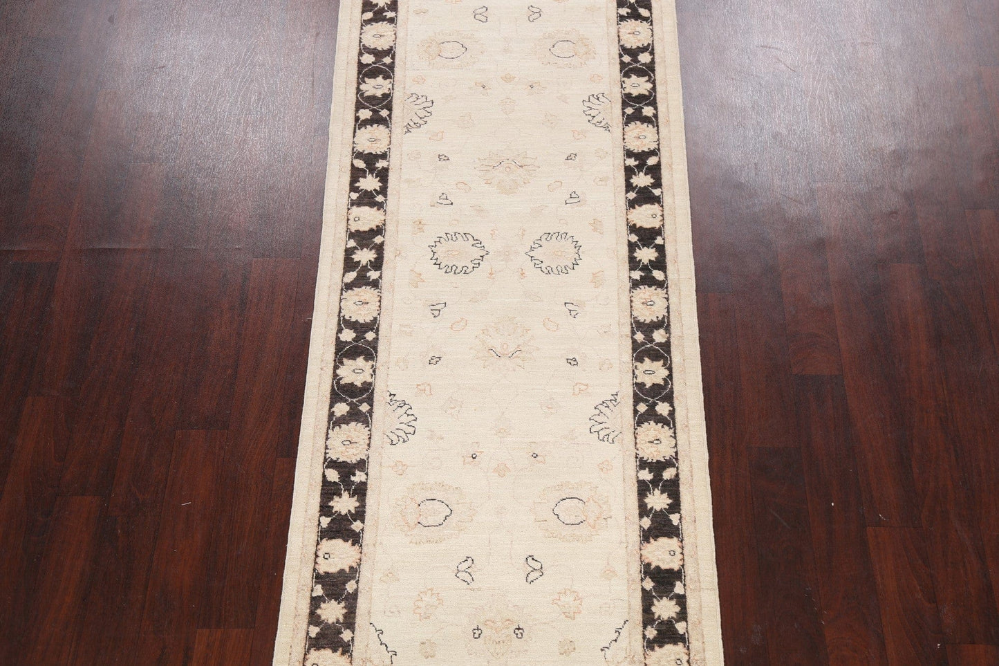 Vegetable Dye Peshawar Chobi Oriental Runner Rug 3x10