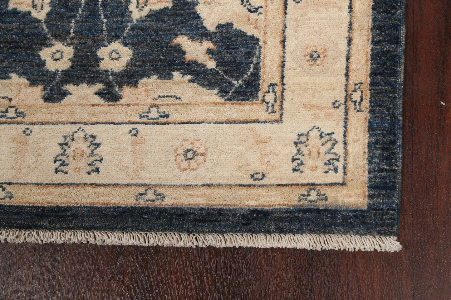 All-Over Floral Peshawar Chobi Oriental Runner Rug 3x8