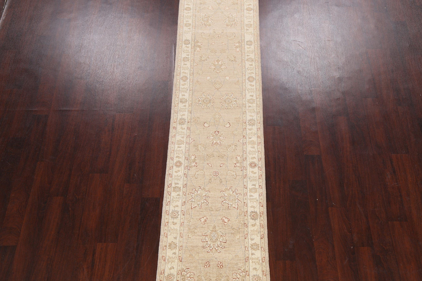 Vegetable Dye Peshawar Chobi Oriental Runner Rug 2x12