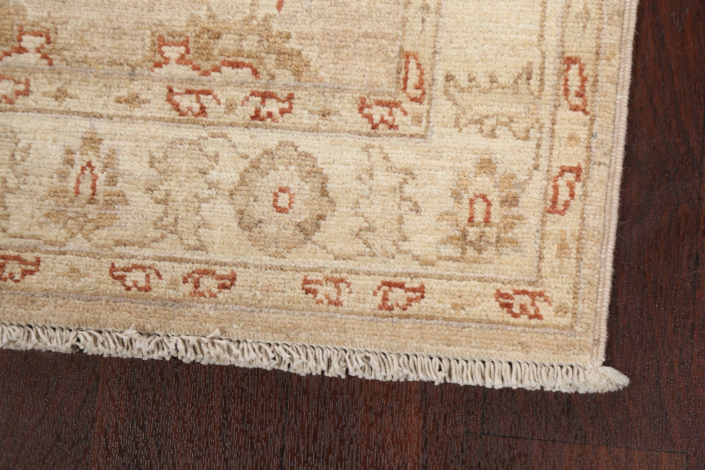 Vegetable Dye Peshawar Chobi Oriental Runner Rug 2x12