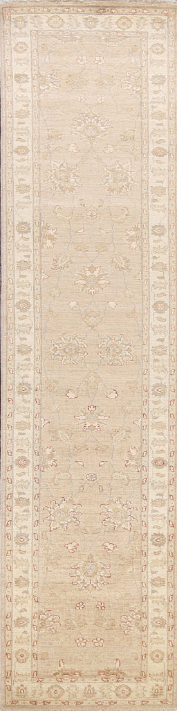 Vegetable Dye Peshawar Chobi Oriental Runner Rug 2x12