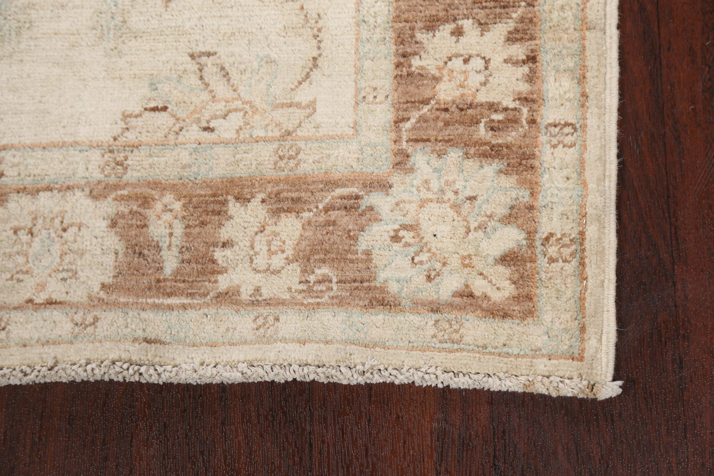 Vegetable Dye Floral Peshawar Chobi Oriental Runner Rug 3x12