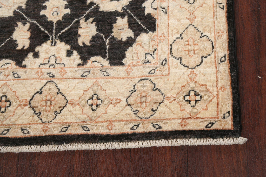 Vegetable Dye Peshawar Chobi Oriental Runner Rug 3x8