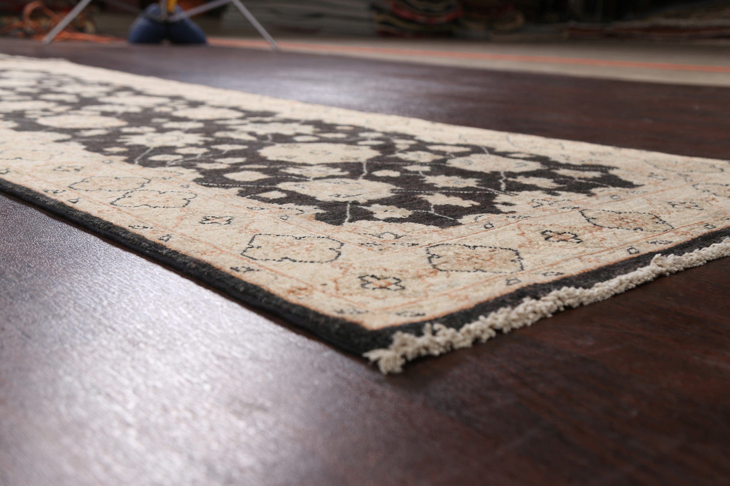 Vegetable Dye Peshawar Chobi Oriental Runner Rug 3x8