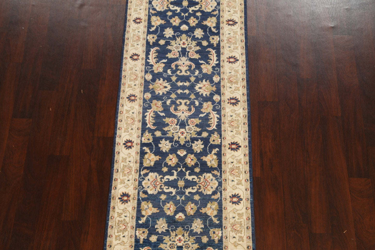 Vegetable Dye Peshawar Chobi Oriental Runner Rug 3x10