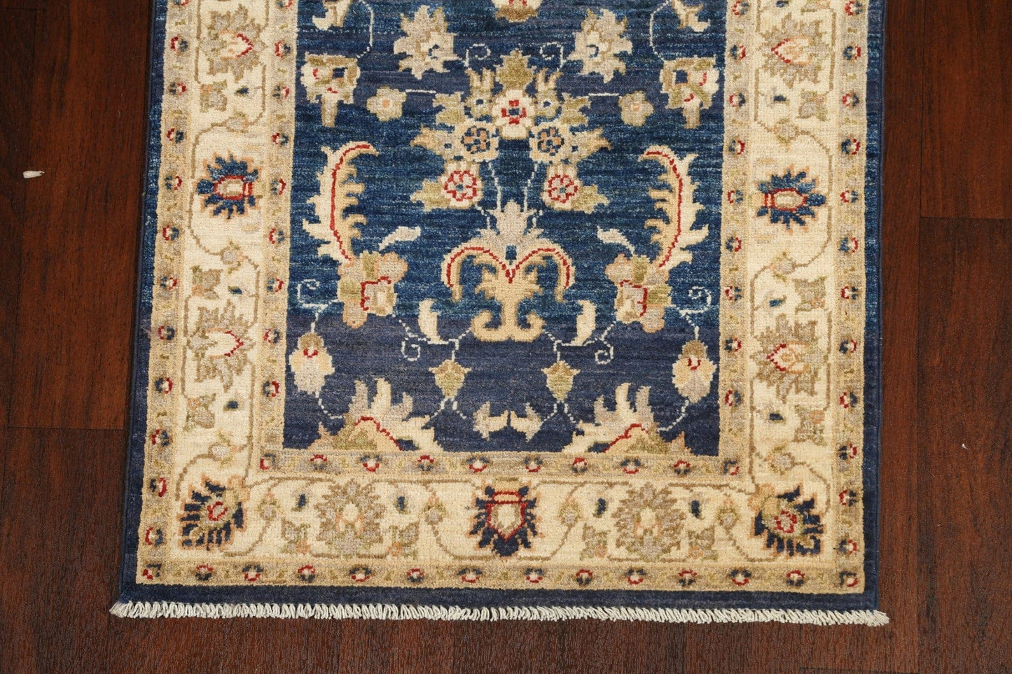 Vegetable Dye Peshawar Chobi Oriental Runner Rug 3x10