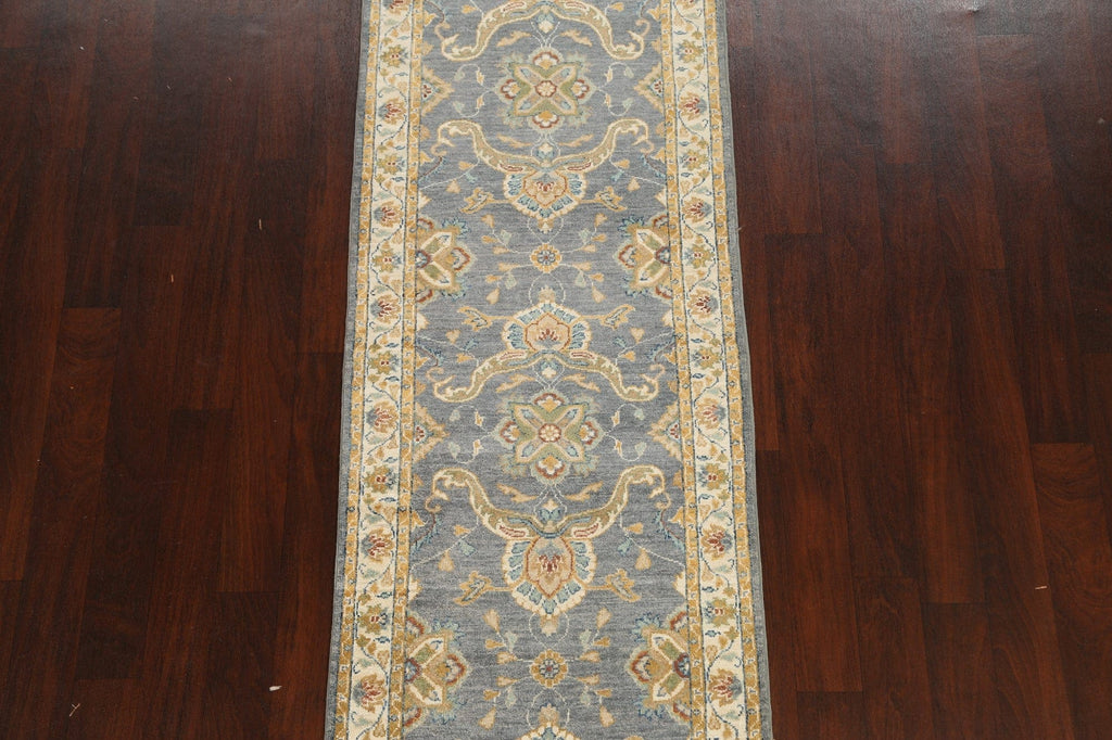 Vegetable Dye Peshawar Chobi Oriental Runner Rug 3x10