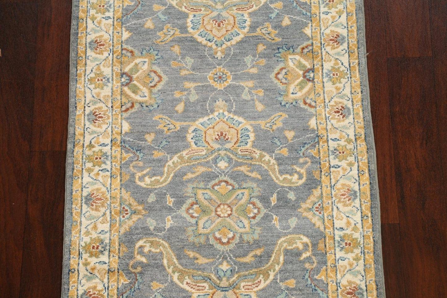 Vegetable Dye Peshawar Chobi Oriental Runner Rug 3x10