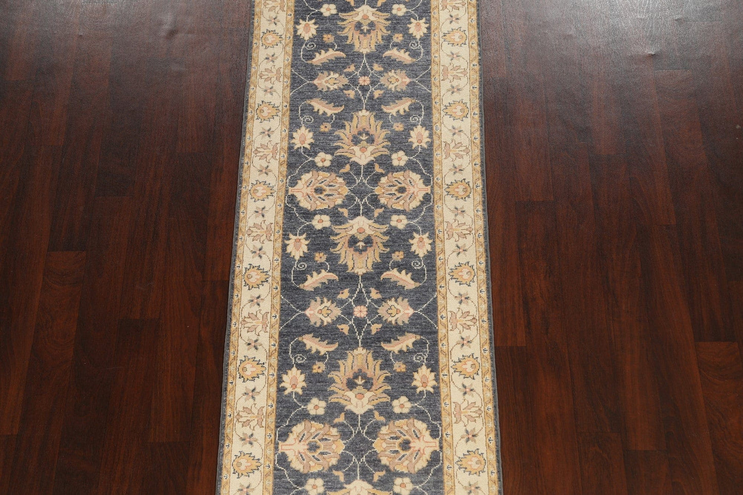 Vegetable Dye Peshawar Chobi Oriental Runner Rug 3x10