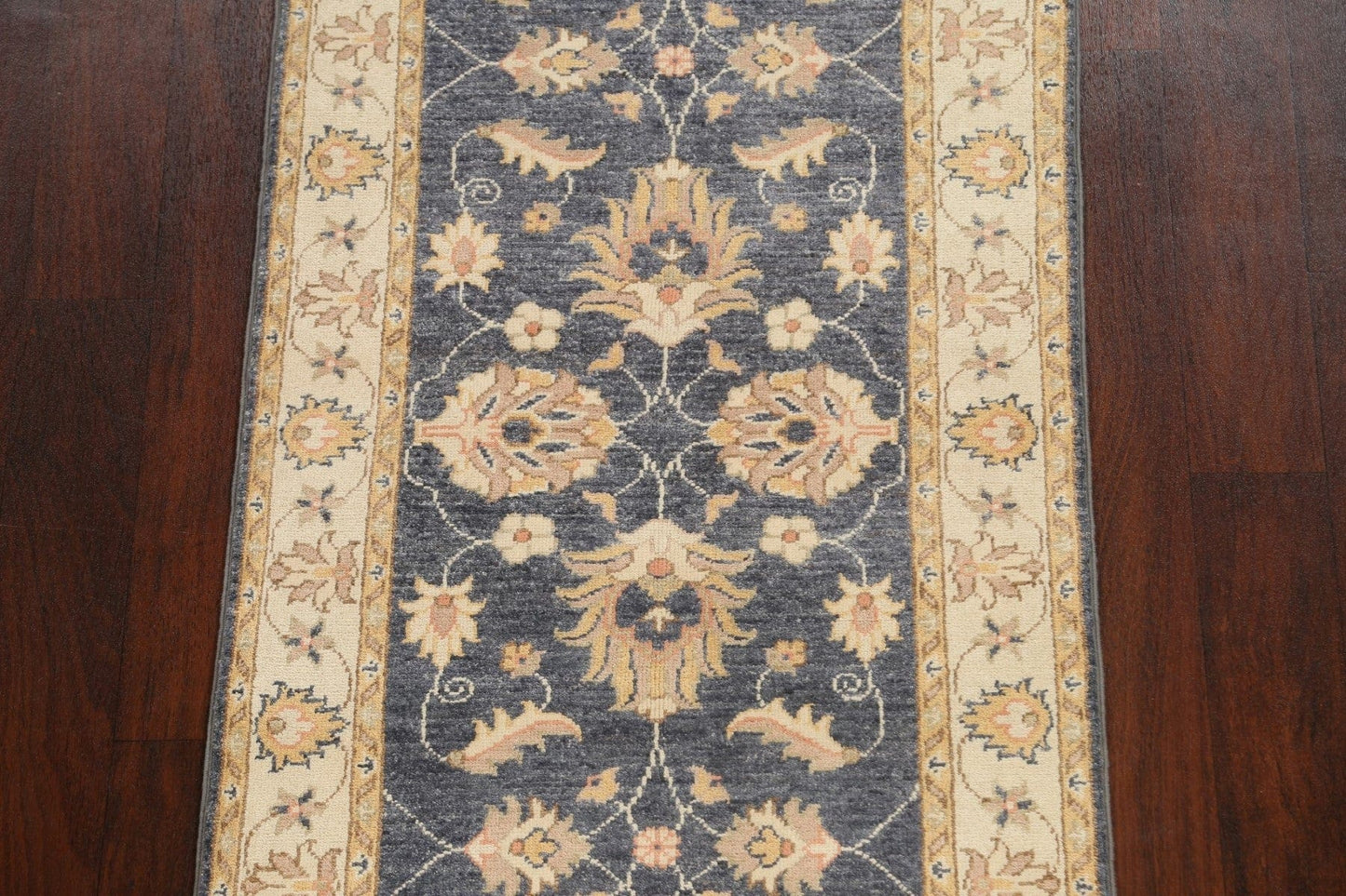 Vegetable Dye Peshawar Chobi Oriental Runner Rug 3x10