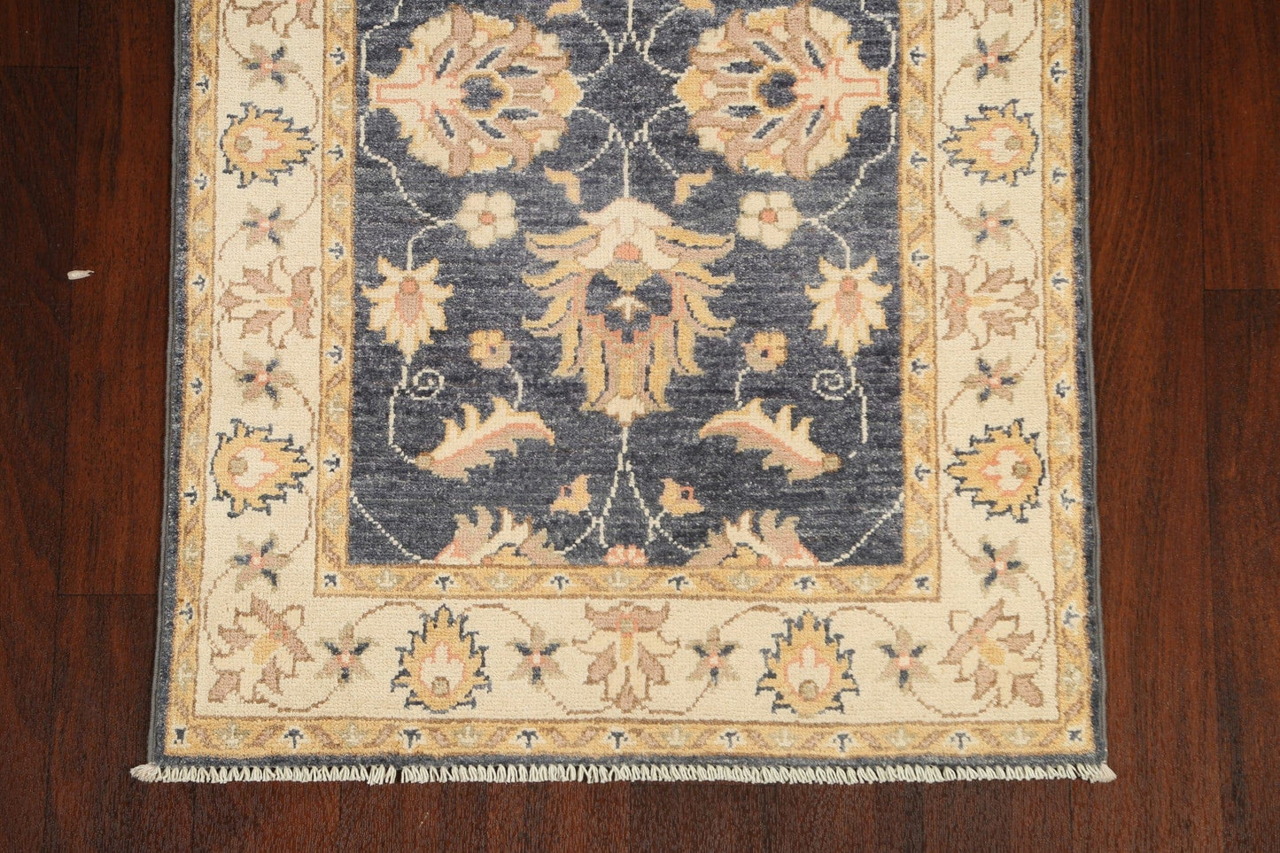 Vegetable Dye Peshawar Chobi Oriental Runner Rug 3x10