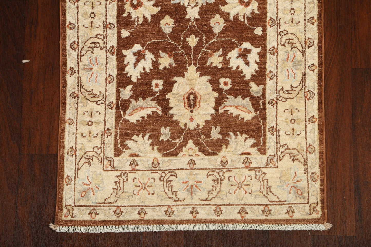 Vegetable Dye Peshawar Chobi Oriental Runner Rug 3x10