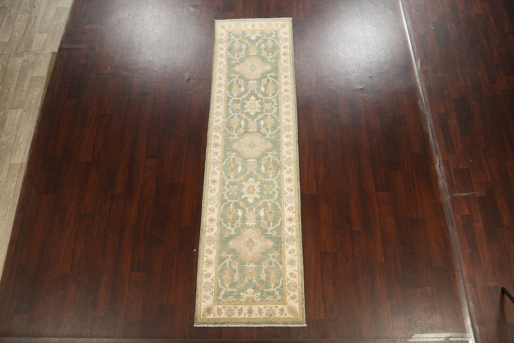 Vegetable Dye Peshawar Chobi Oriental Runner Rug 3x10