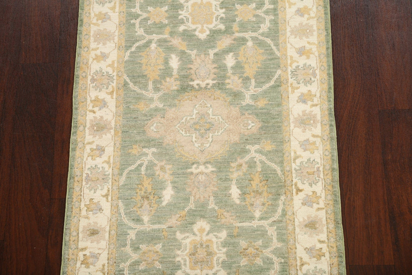 Vegetable Dye Peshawar Chobi Oriental Runner Rug 3x10