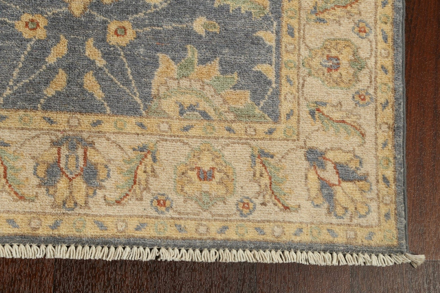 Vegetable Dye Floral Peshawar Chobi Oriental Runner Rug 3x10