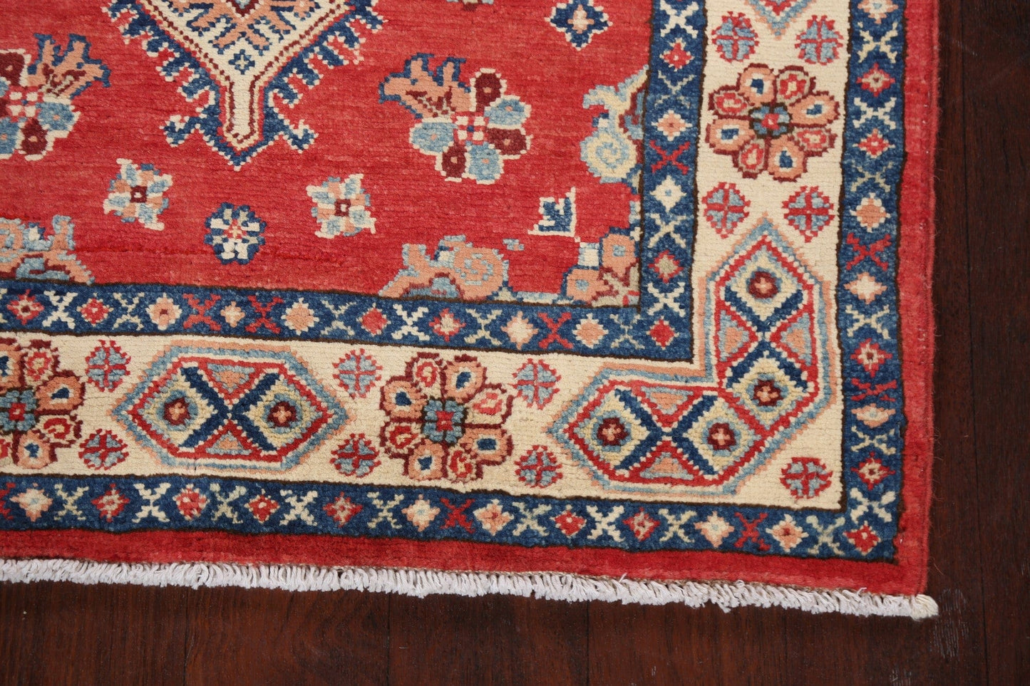 Geometric Kazak Oriental Area Rug 3x5