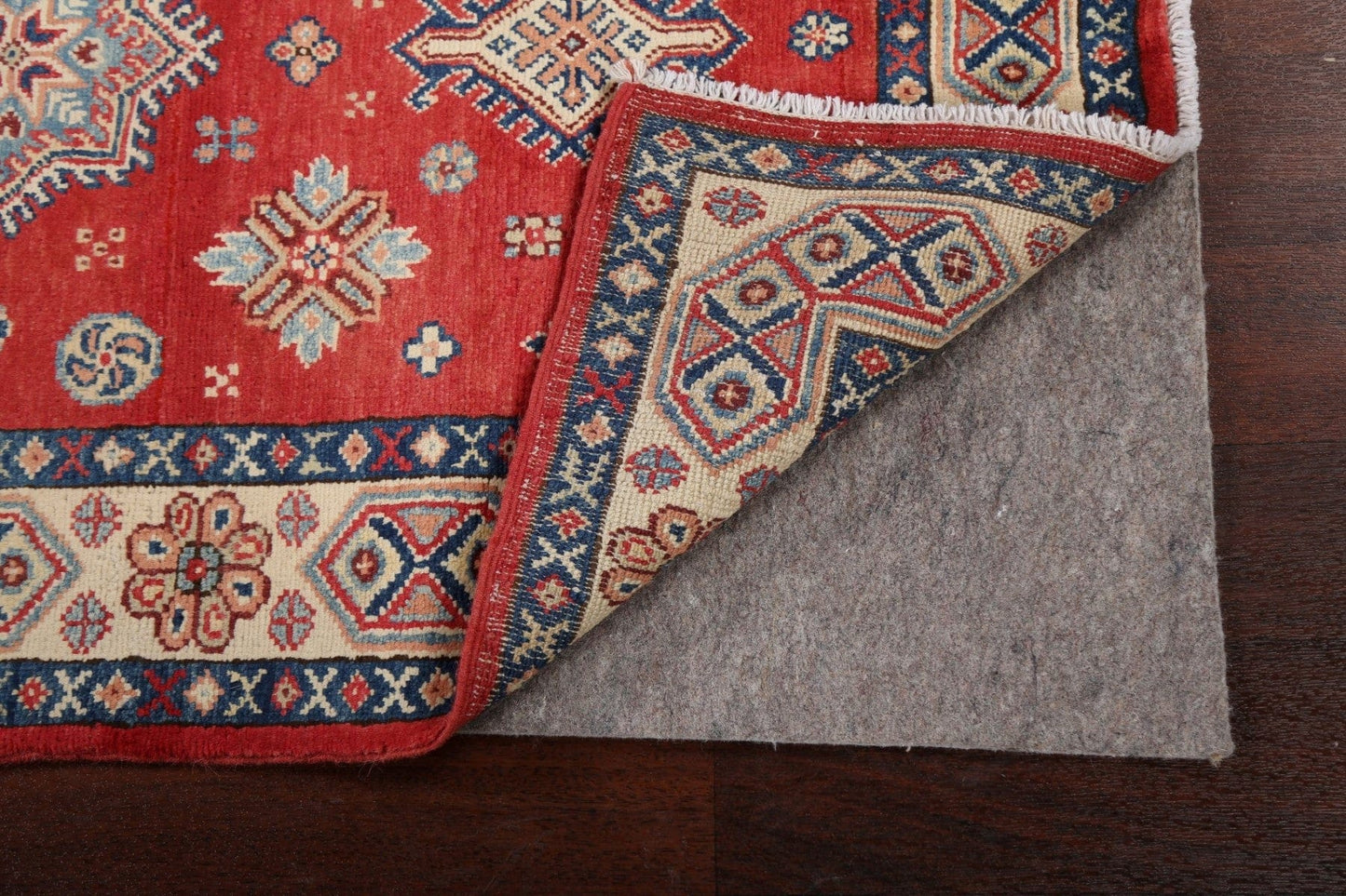 Geometric Kazak Oriental Area Rug 3x5