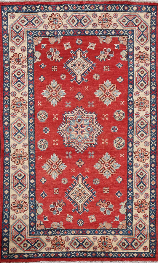 Geometric Kazak Oriental Area Rug 3x5