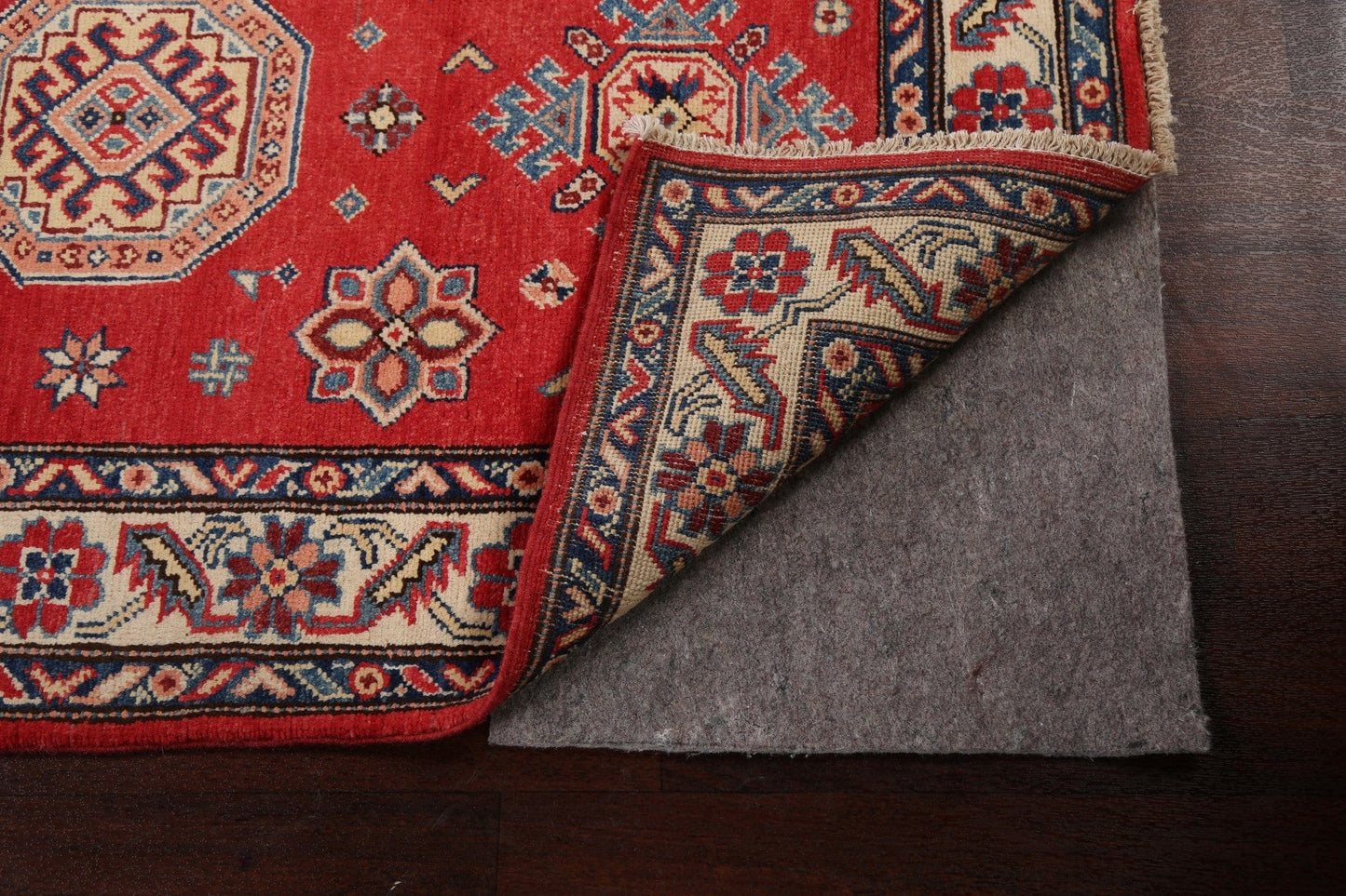 Geometric Kazak Oriental Area Rug 3x5