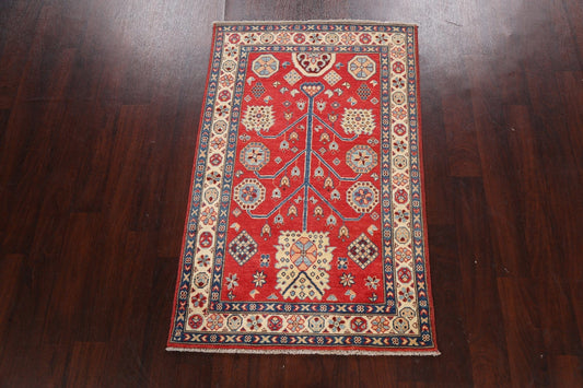 Geometric Kazak Oriental Area Rug 3x5