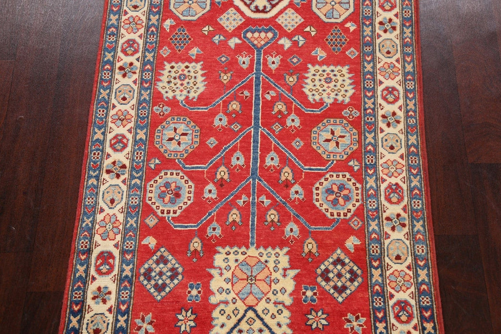 Geometric Kazak Oriental Area Rug 3x5