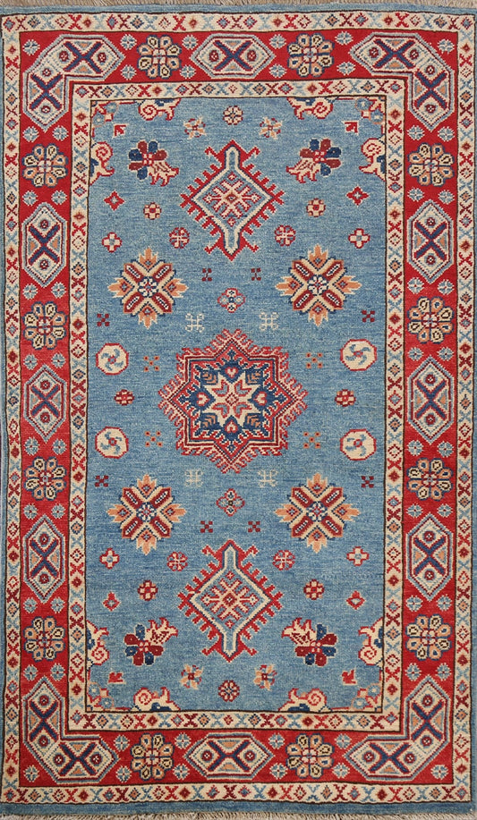 Geometric Kazak Oriental Area Rug 3x5