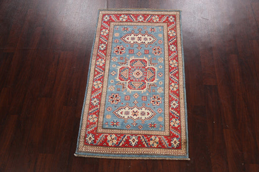 Geometric Kazak Oriental Area Rug 3x5