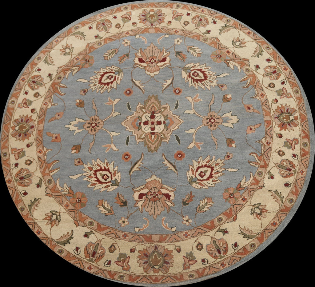 Floral Round Rug 10x10