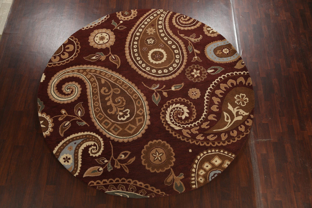 Paisley Round Rug 10x10