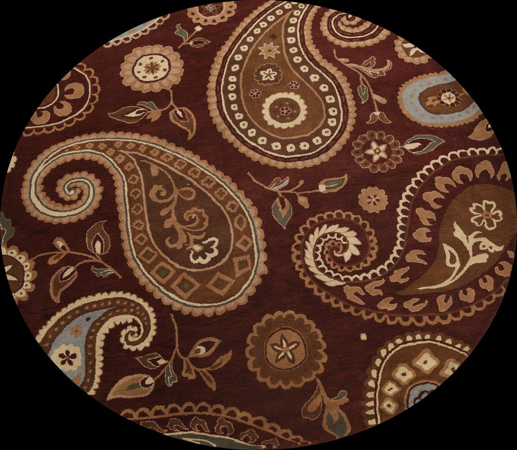 Paisley Round Rug 10x10