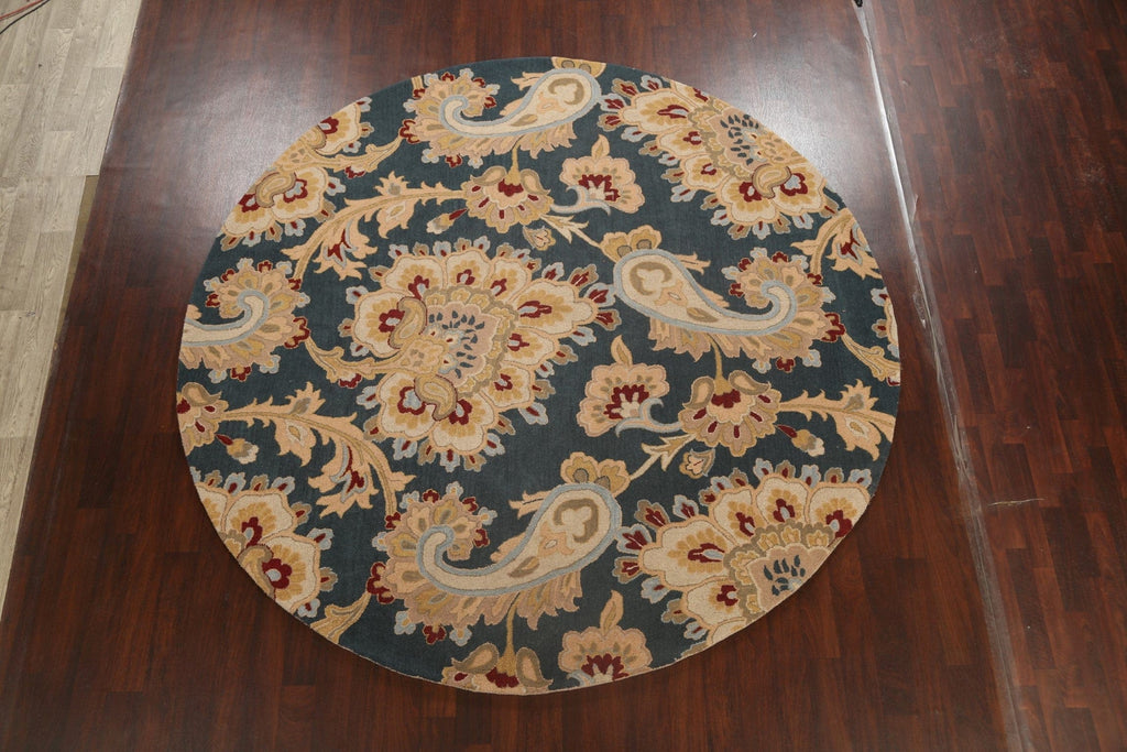 Floral Round Rug 10x10