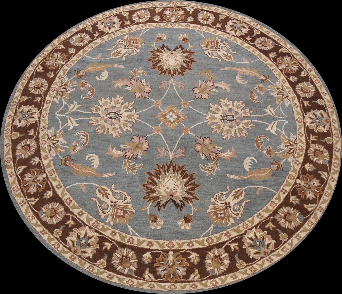 Floral Round Rug 10x10