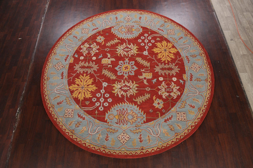 Floral Round Rug 10x10