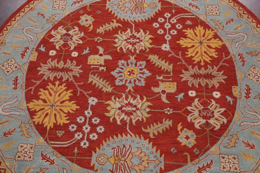 Floral Round Rug 10x10