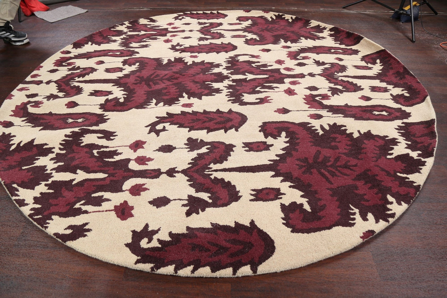 Floral Round Rug 10x10