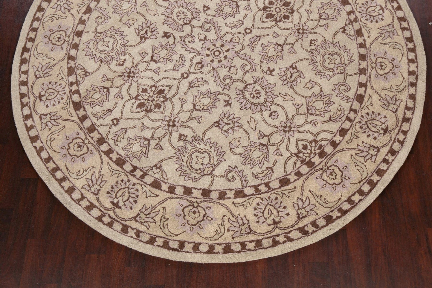 Hand-Tufted Floral Round Rug 10x10