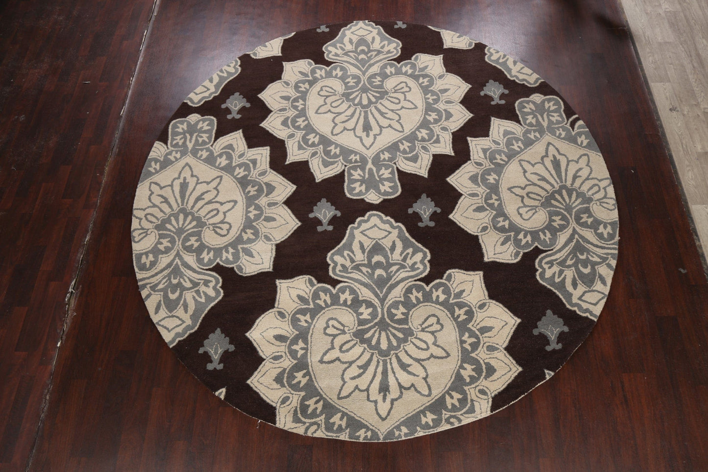 Floral Round Rug 10x10